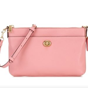 Brand new COACH polly pebble leather crossbody bag